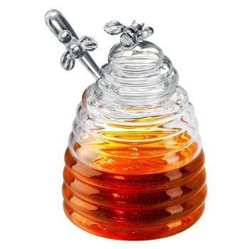Pot de miel en verre 8