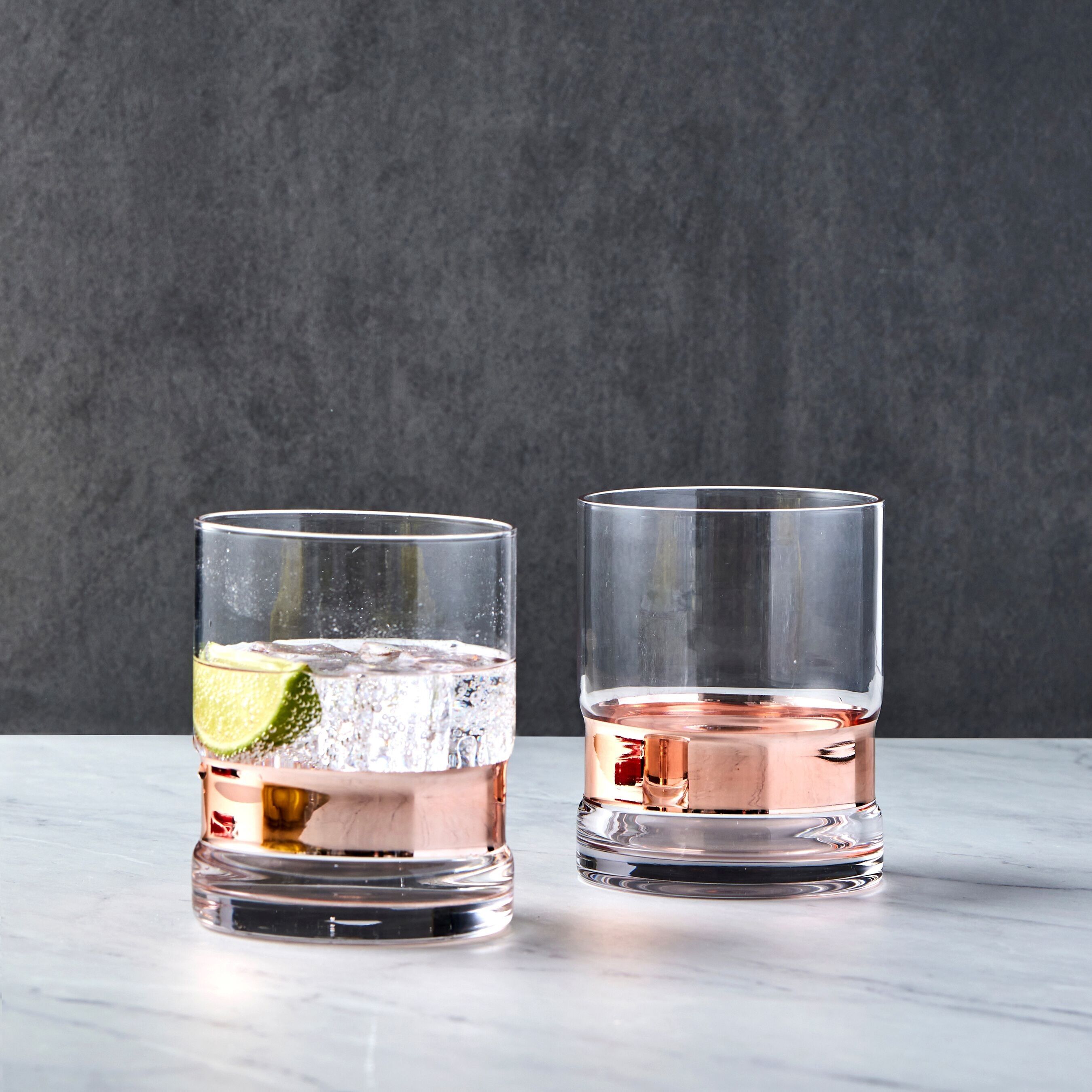 Set di 2 bicchieri SoHo DOF bronzo