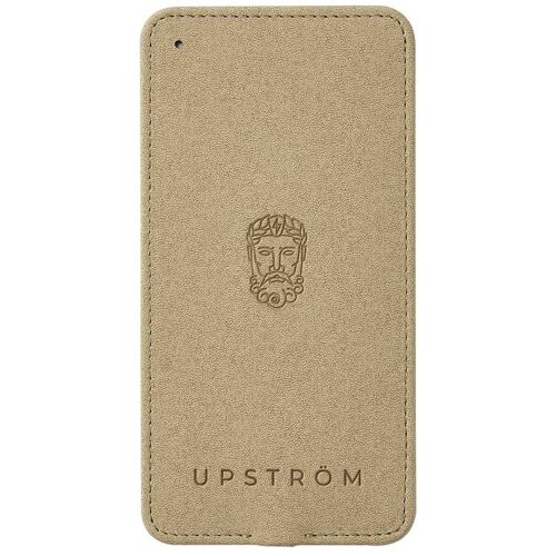 UPSTRÖM Wireless Charger - LÄDER ( Sand)