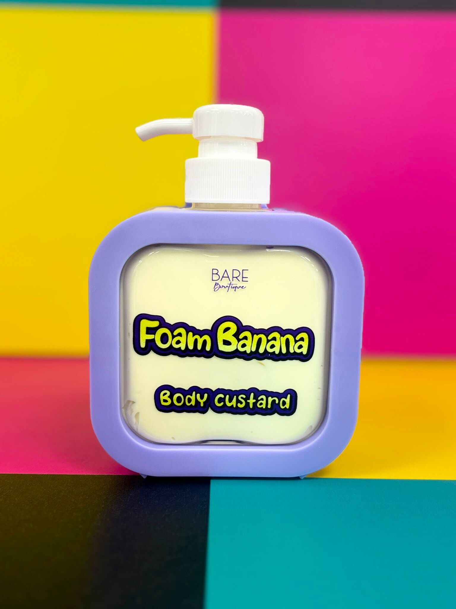 Crema corporal espumosa con aroma a plátano de 300 ml (loción)