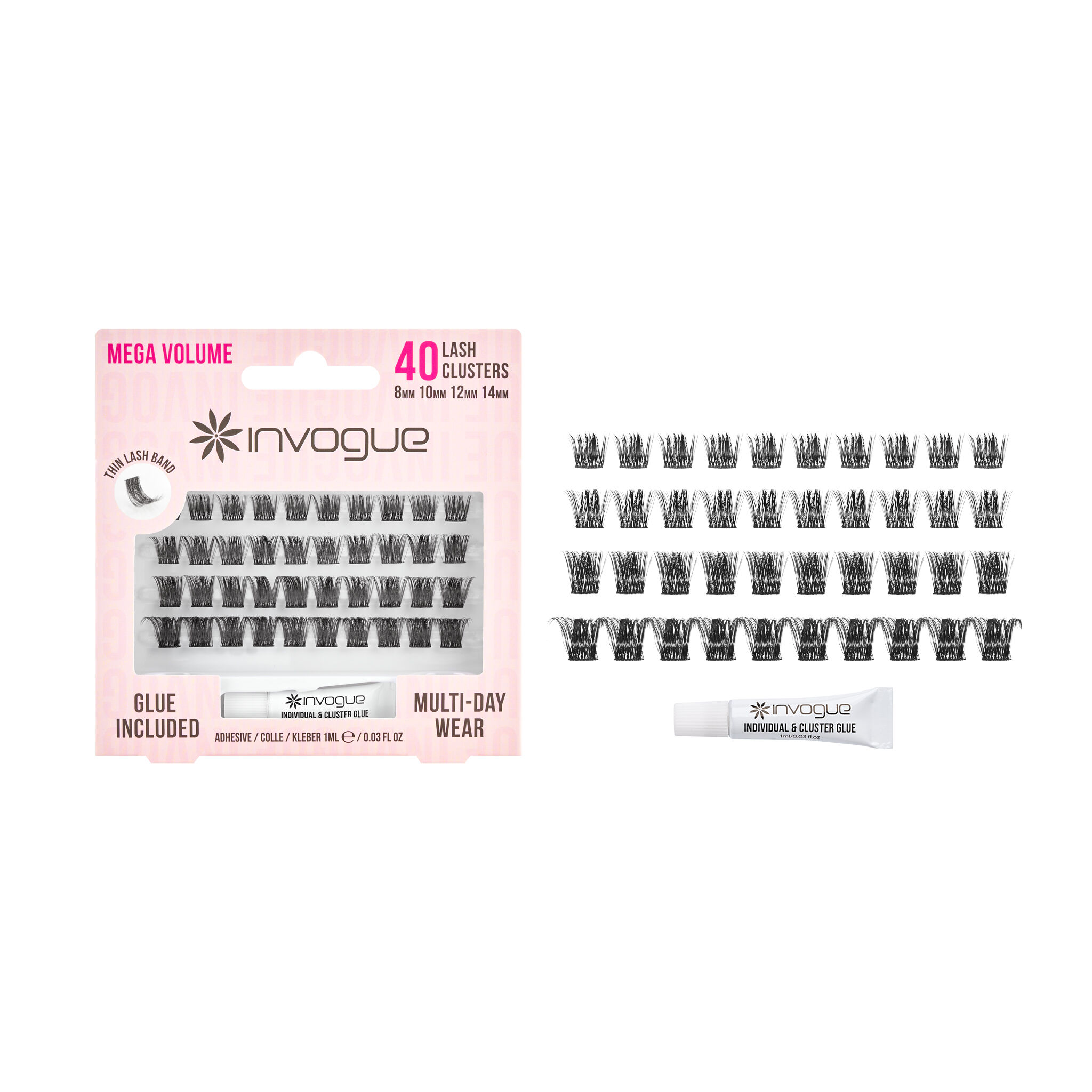 Invogue Cluster Lashes - Mega Volume (Style 1)