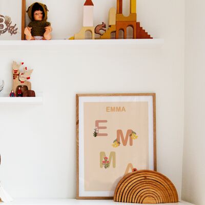 Emma name poster - 30x40cm