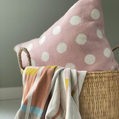 Coussin Astrid pois roses