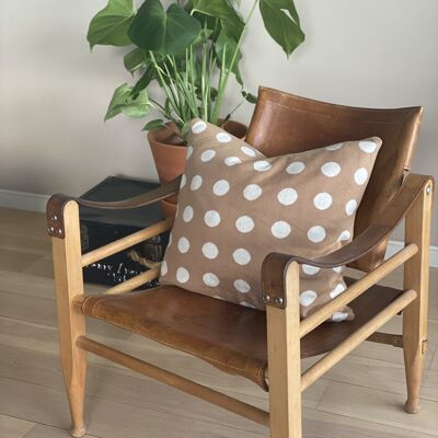 Astrid Pillow-cover Brown, dots,