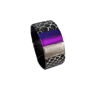 Bracelet Serpent Noir Violet