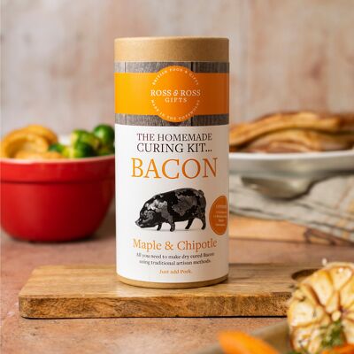 The Homemade Bacon Curing Tube… Érable et Chipotle