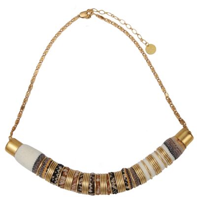 Collier Pachamama Argentine - beige