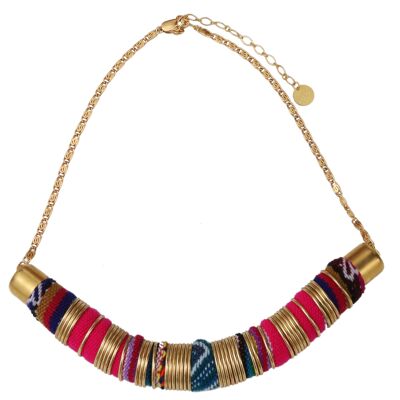 Collier Pachamama Argentine - rose