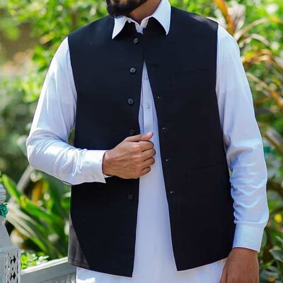 Luxury Waistcoat - traditional Arabic and Afghan - BROWN