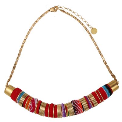 Collier Pachamama Argentine - rouge