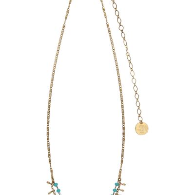 Collier Mapuche - turquoise