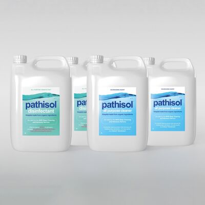 Pack de nettoyage et désinfectant écologique 5L (pack de 4)