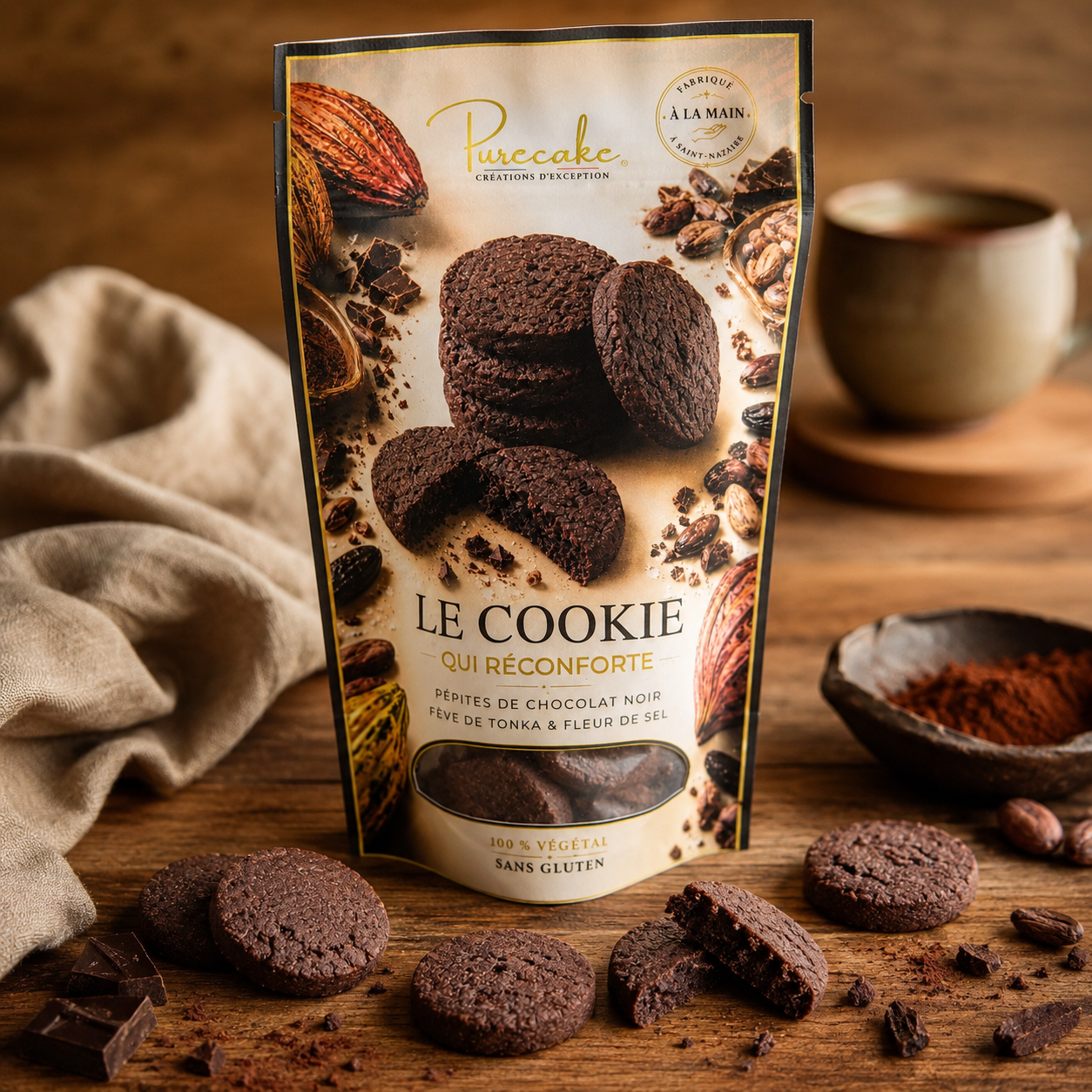 Tonka Bean Chocolate Cookie – The Comforting Cookie 🌱 Allergen-free & sugar-free