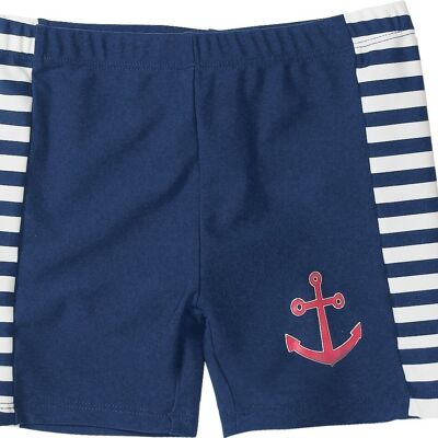 Short de bain anti-UV Maritim - marine / blanc