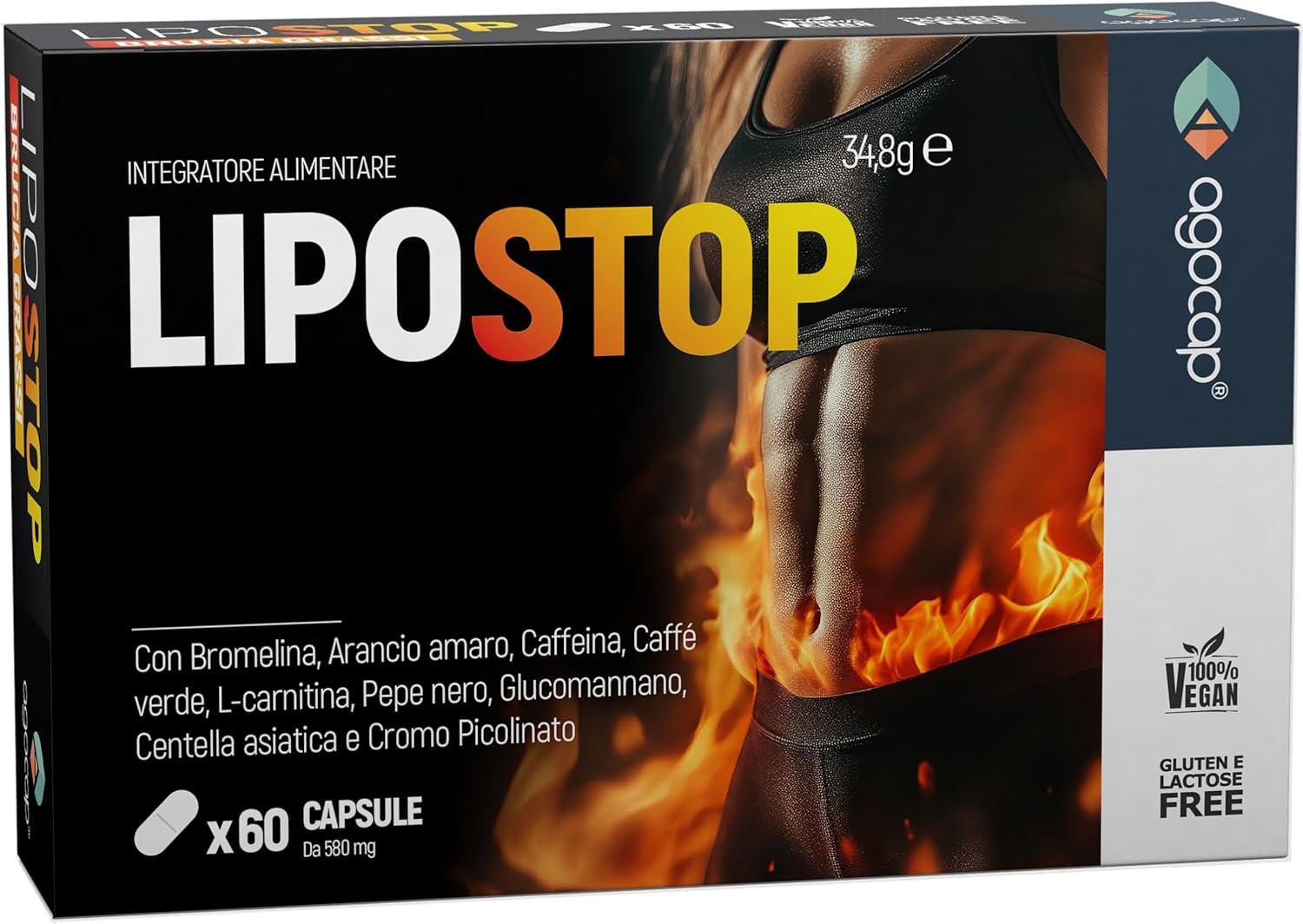 Lipostop Fat Burner – Food Supplement with Bromelain