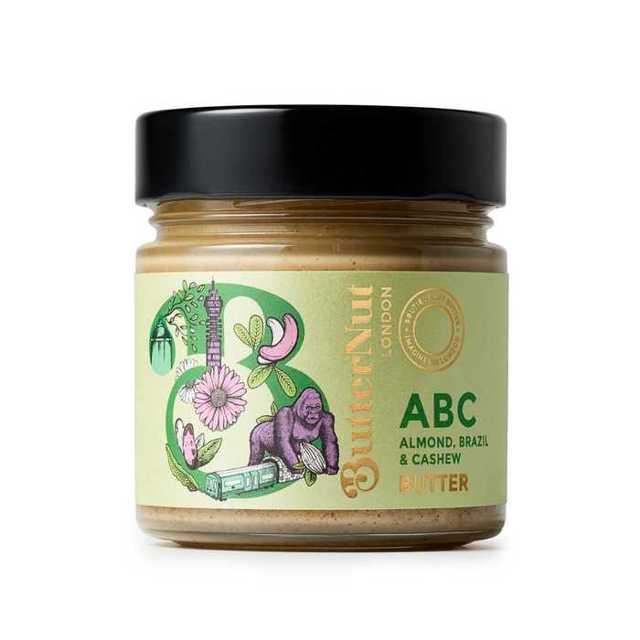 ButterNut of London - ABC Nut Butter (Almond, Brazil Nut & Cashew) 10 x 180g