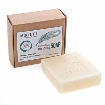 Savon Naturel pour les Mains - Lavande, Géranium & Santal 100g 3