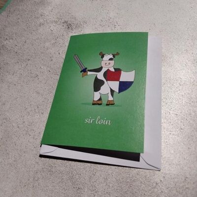 Sir Loin Greeting Card