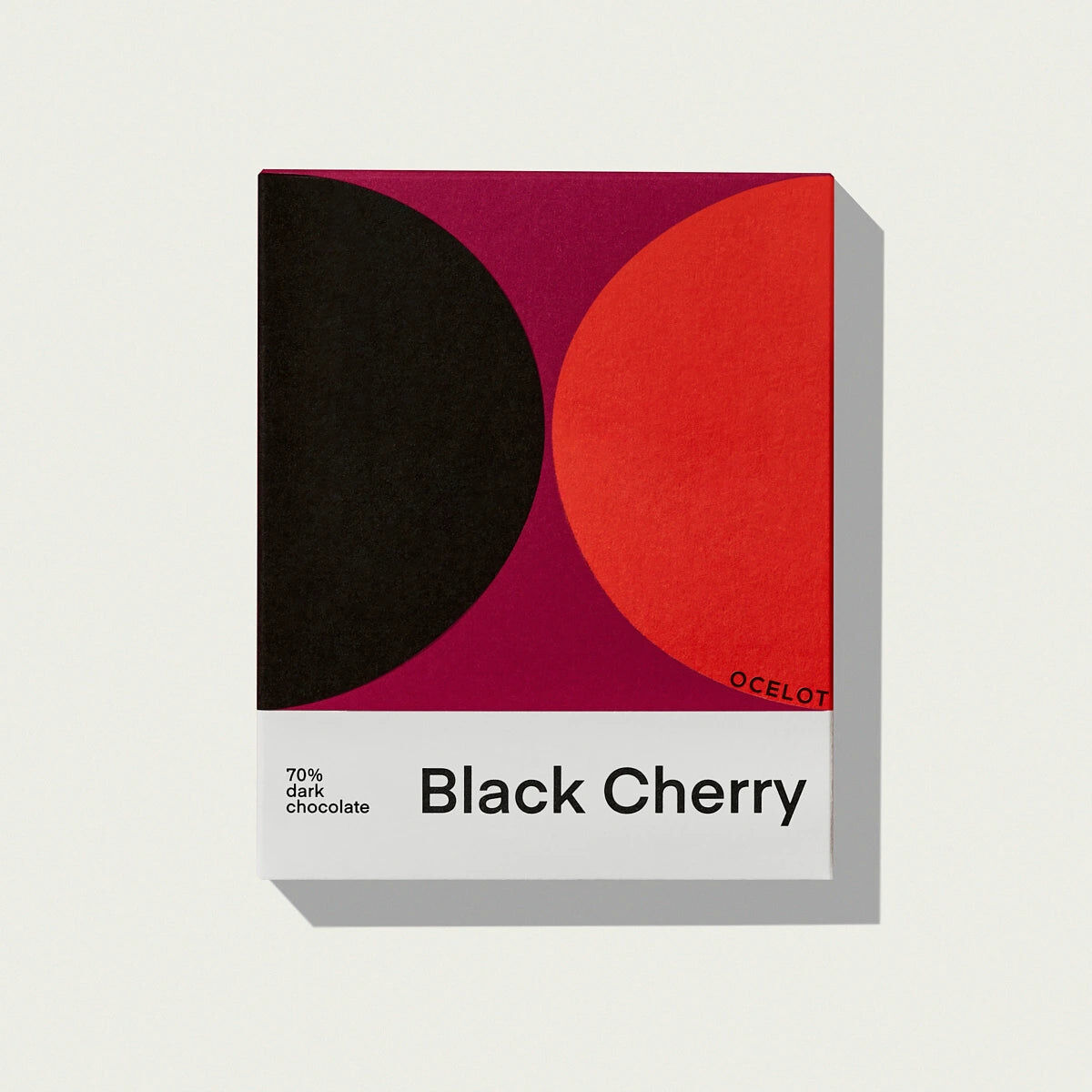 Ocelot Chocolate Black Cherry Dark Chocolate Bar 70g - Case of 12