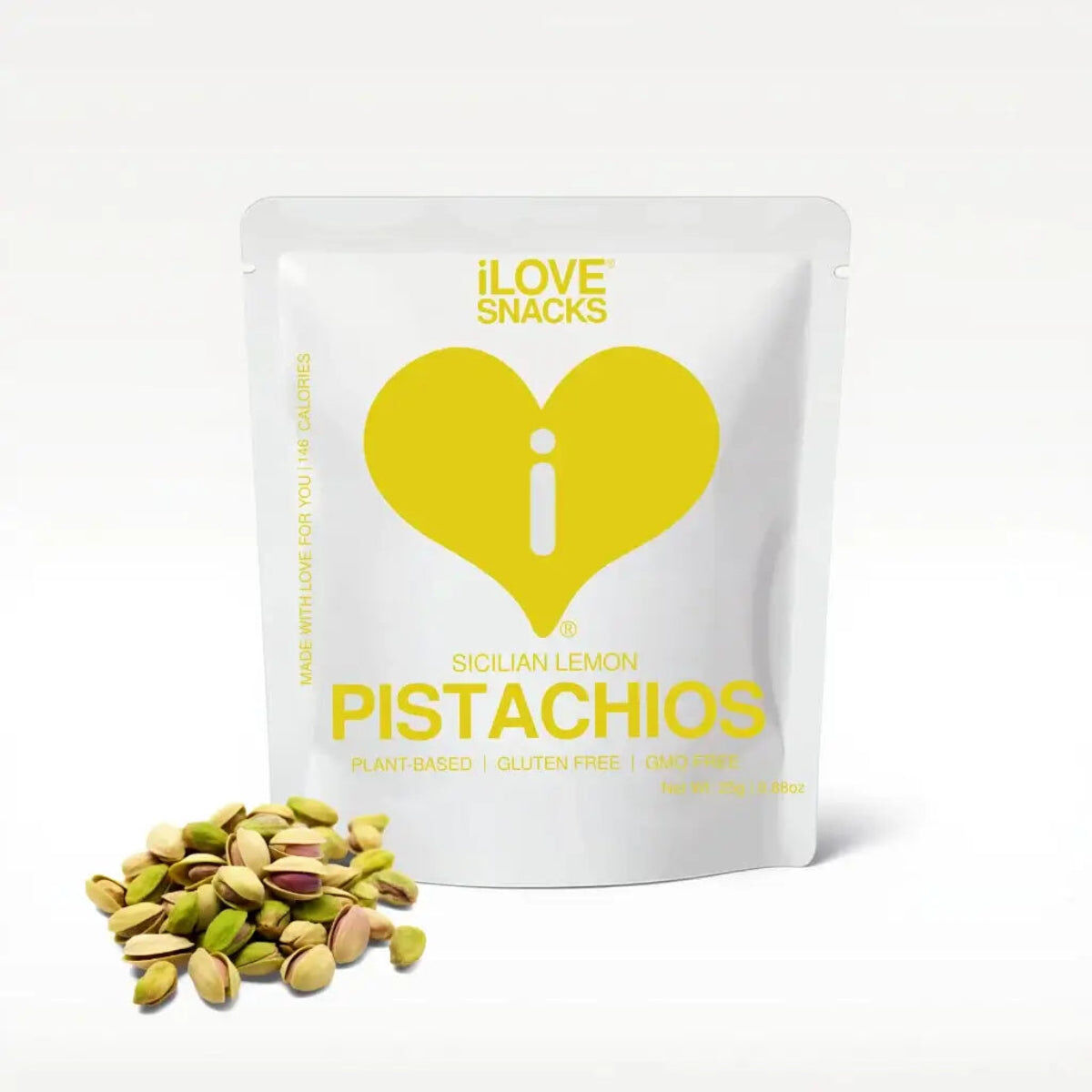 iLOVE SNACKS Sicilian Lemon Pistachios 25g - Case of 20