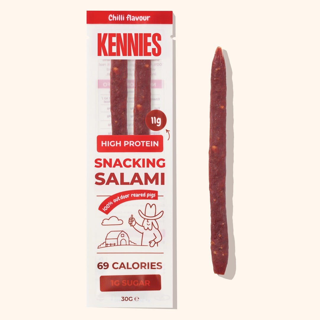 Kennies - Snacking Salami - Chilli - 30g - Case of 12