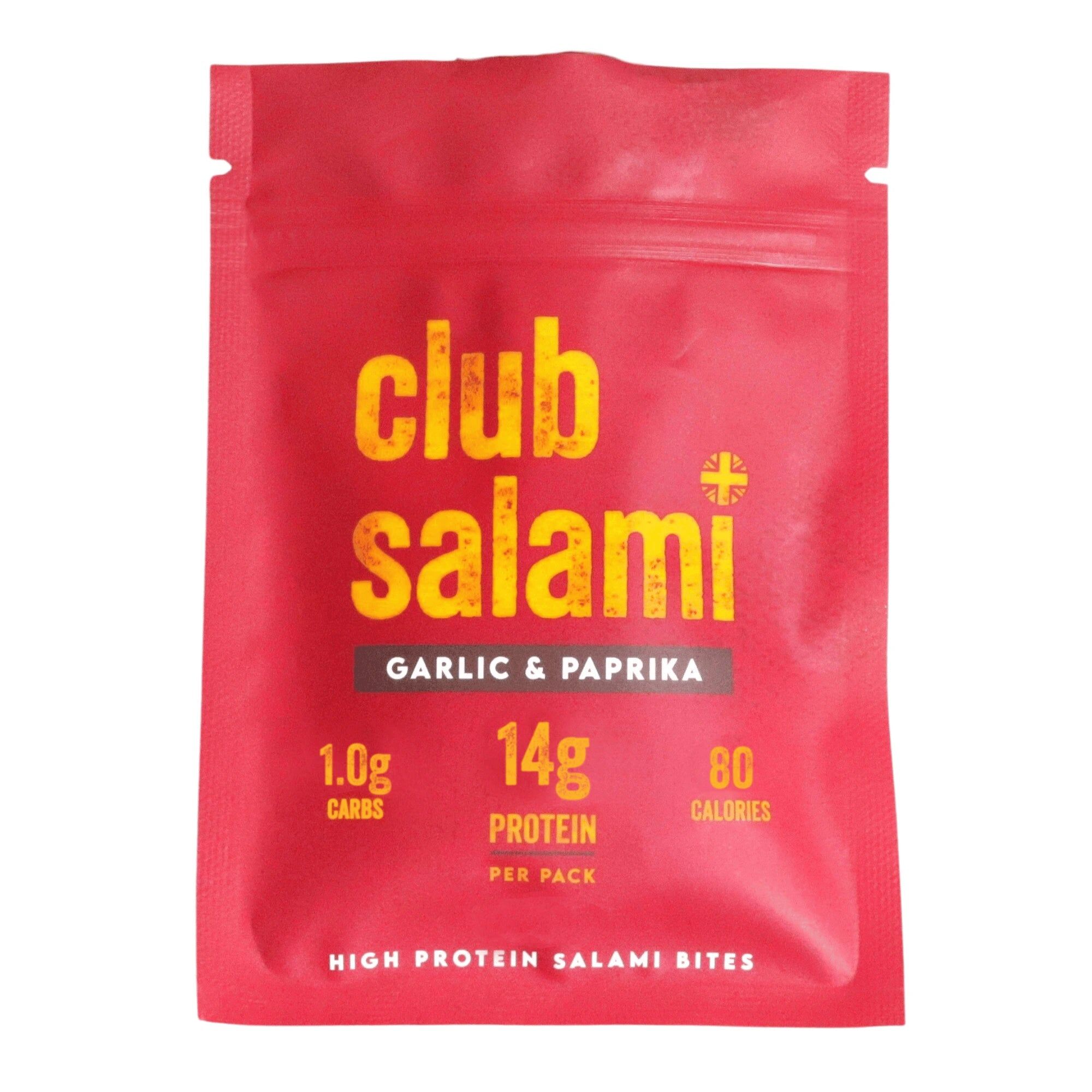 Club Salami Garlic & Paprika Salami Bites 36g - Case of 12