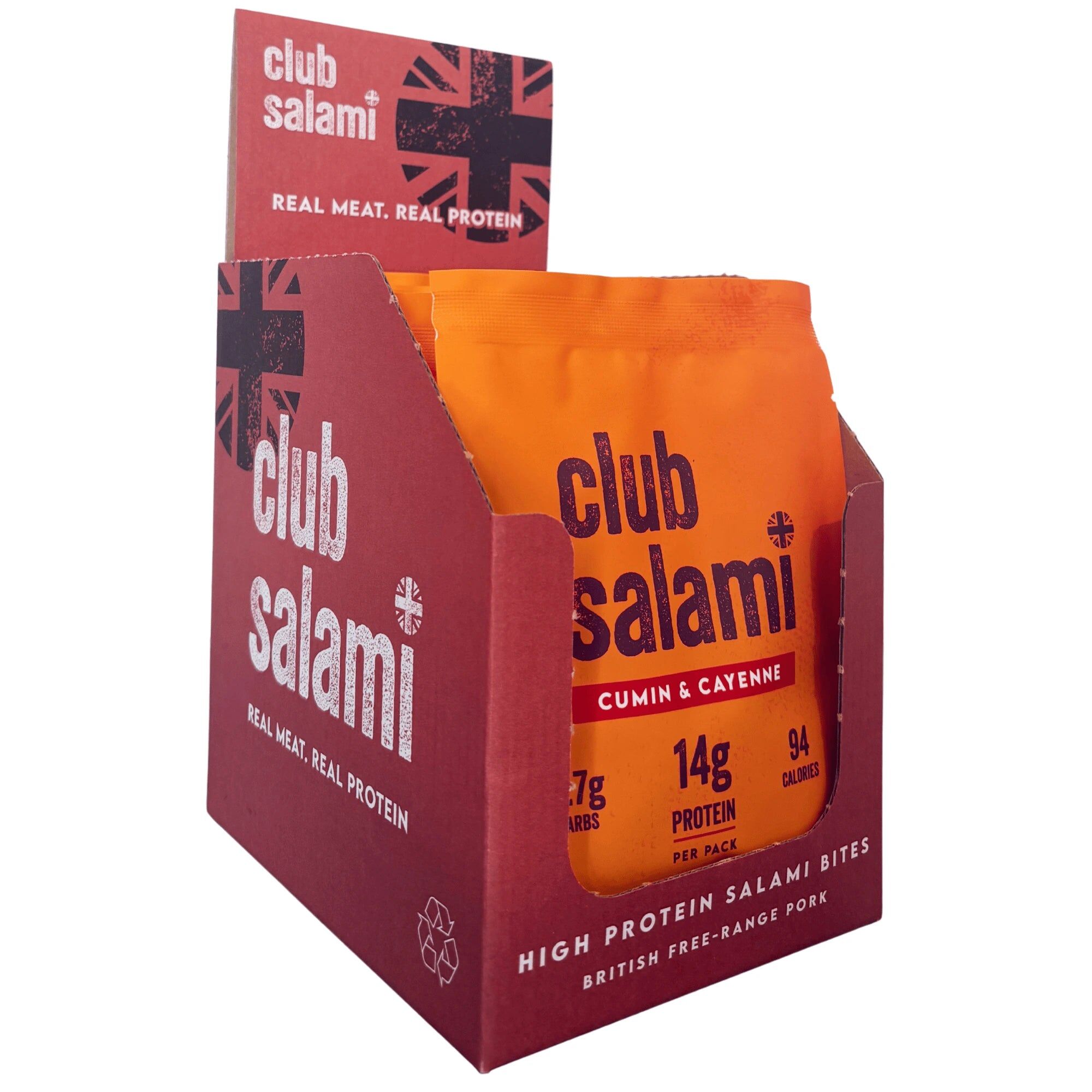 Club Salami Cumin & Cayenne Salami Bites 36g - Case of 12