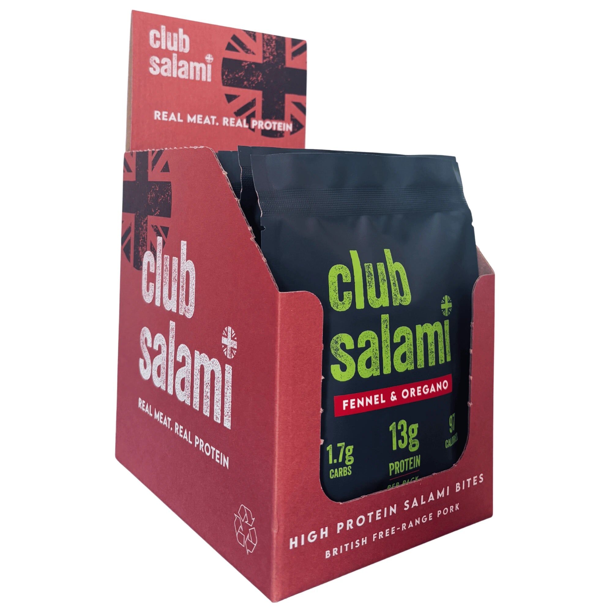 Club Salami Fennel & Oregano Salami Bites 36g - Case of 12