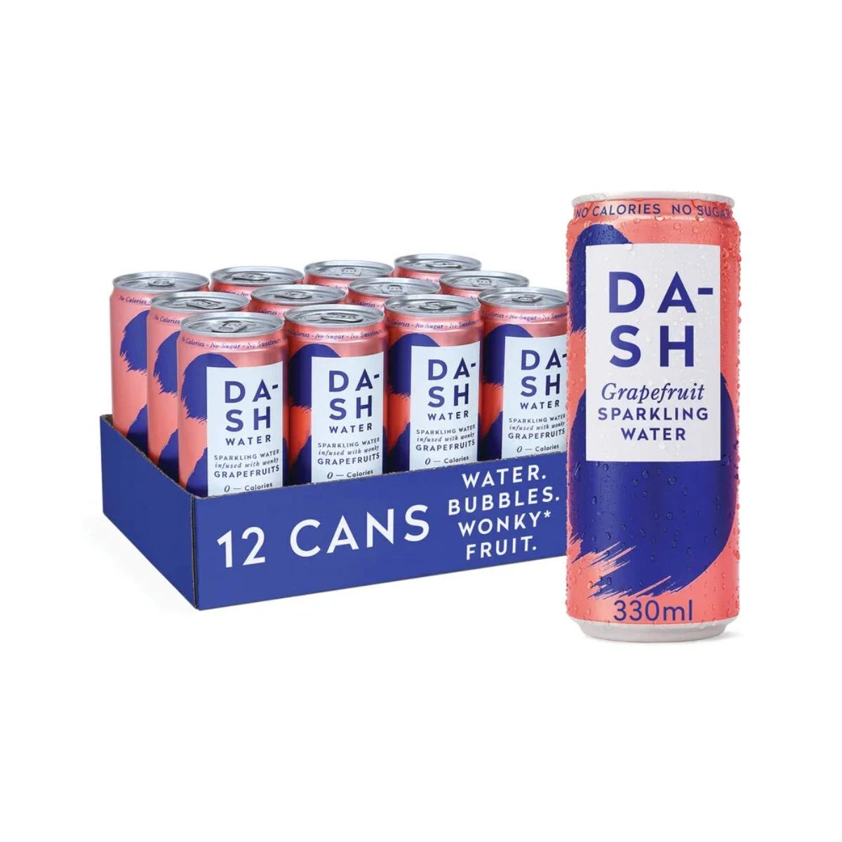 Dash Water Sparkling Grapefruit 330ml - Case of 12