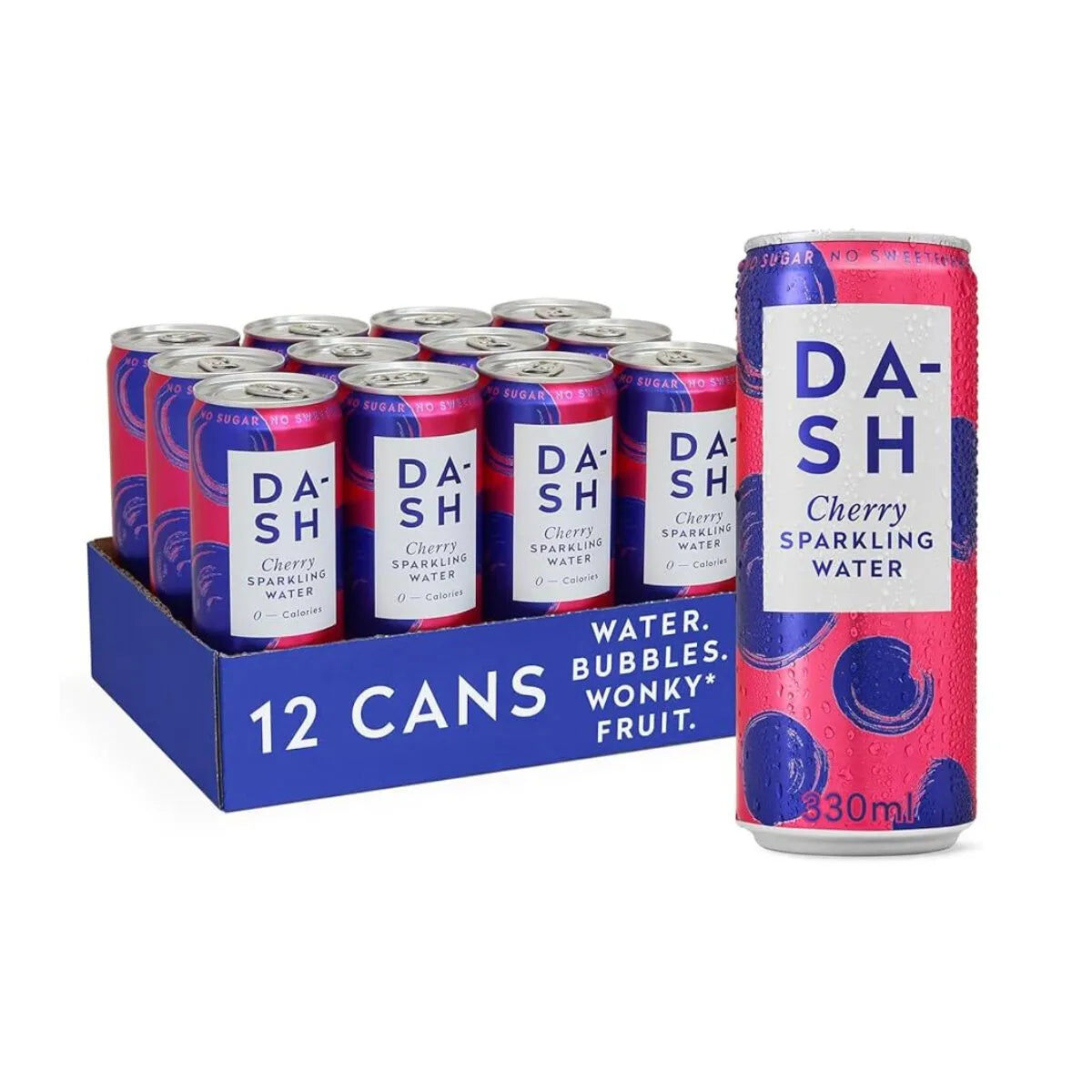Dash Water Sparkling Cherry 330ml - Case of 12