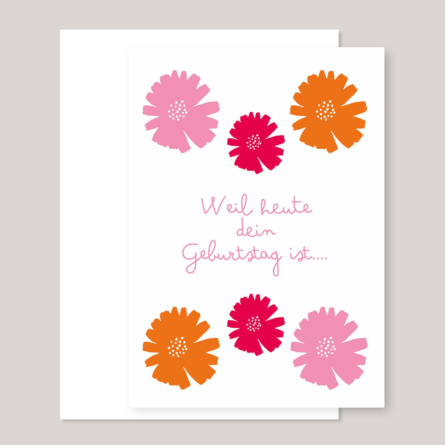 Birthday card »Midday Gold«