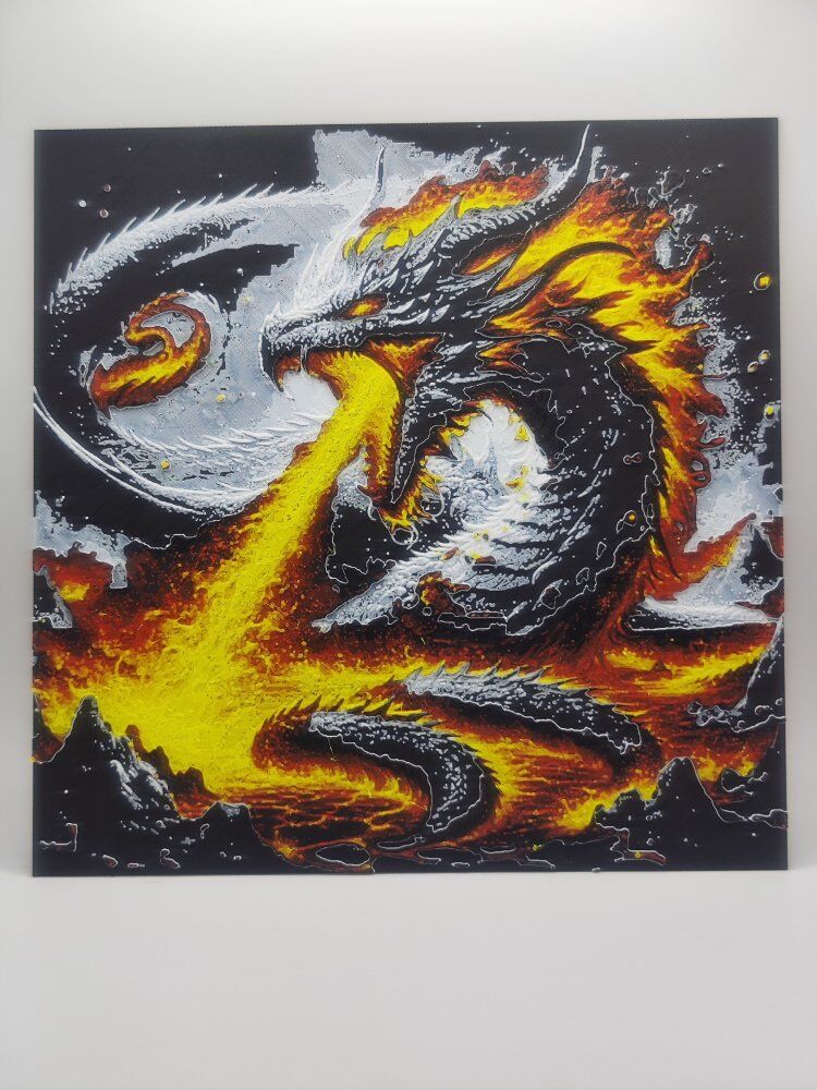 Wall-mounted dragon
