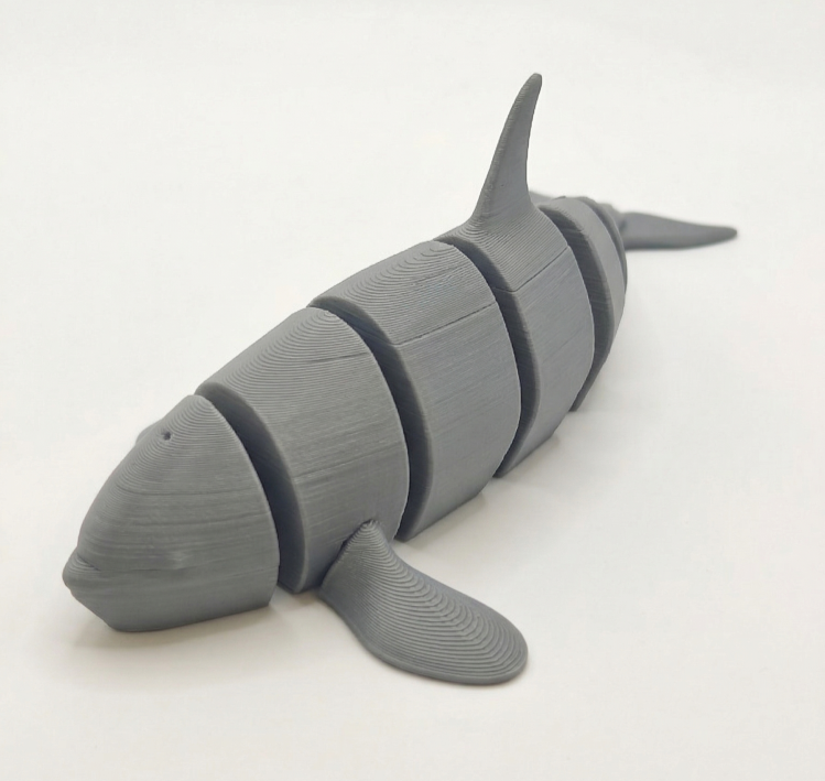 Articulated orca - grey