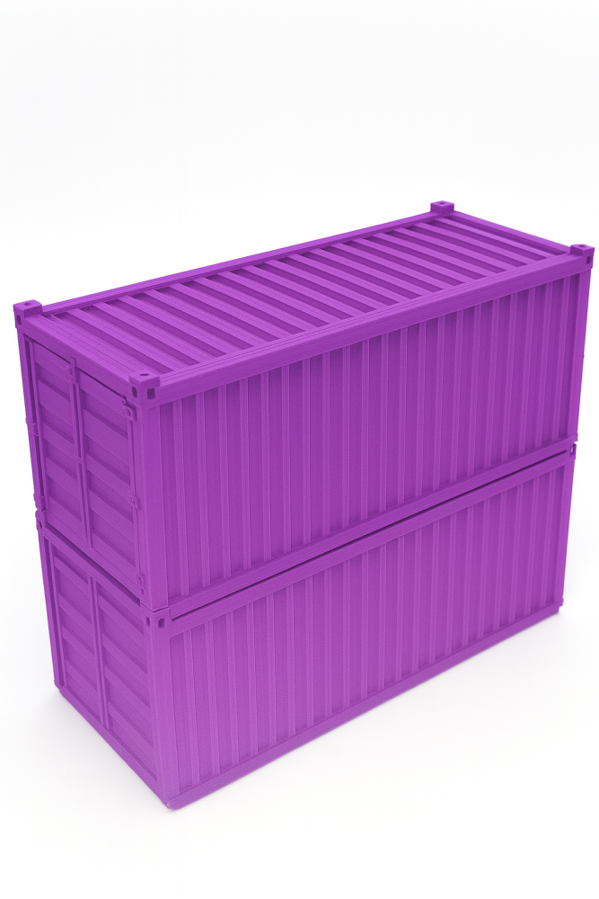 Organiser - Purple shipping container