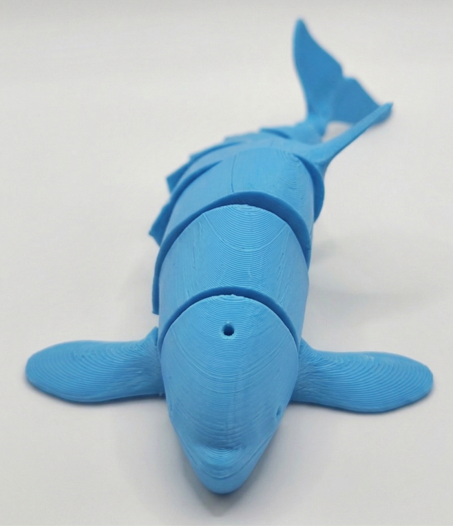 Articulated orca - blue