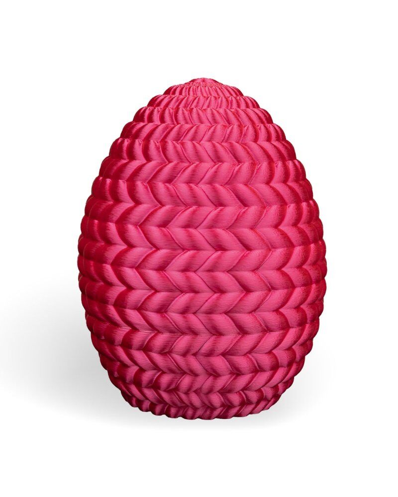 Pot design « Œuf tricoté »
