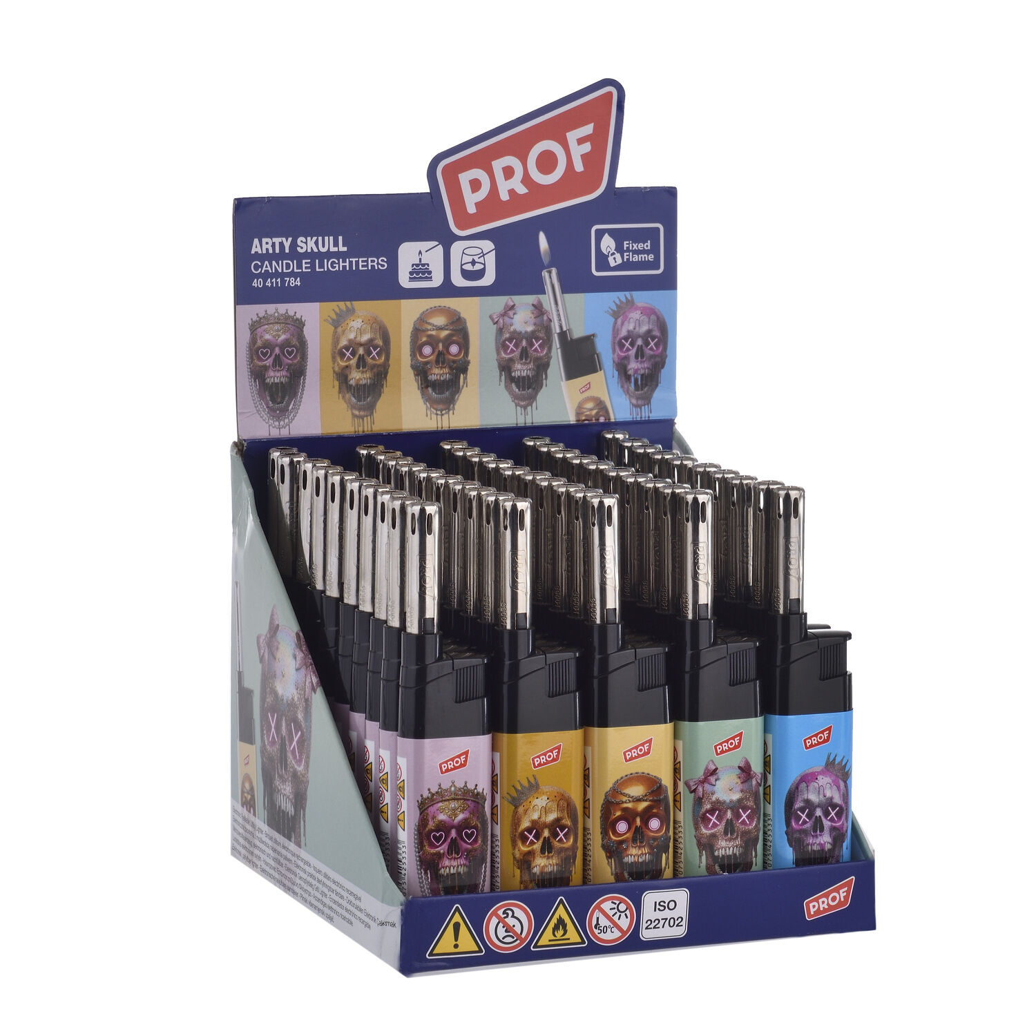 PROF Cobia Arty Totenkopf-Kerzenfeuerzeug