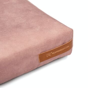 Matelas "Soft" pour chien et chat - recyclé - Rose XXL 3