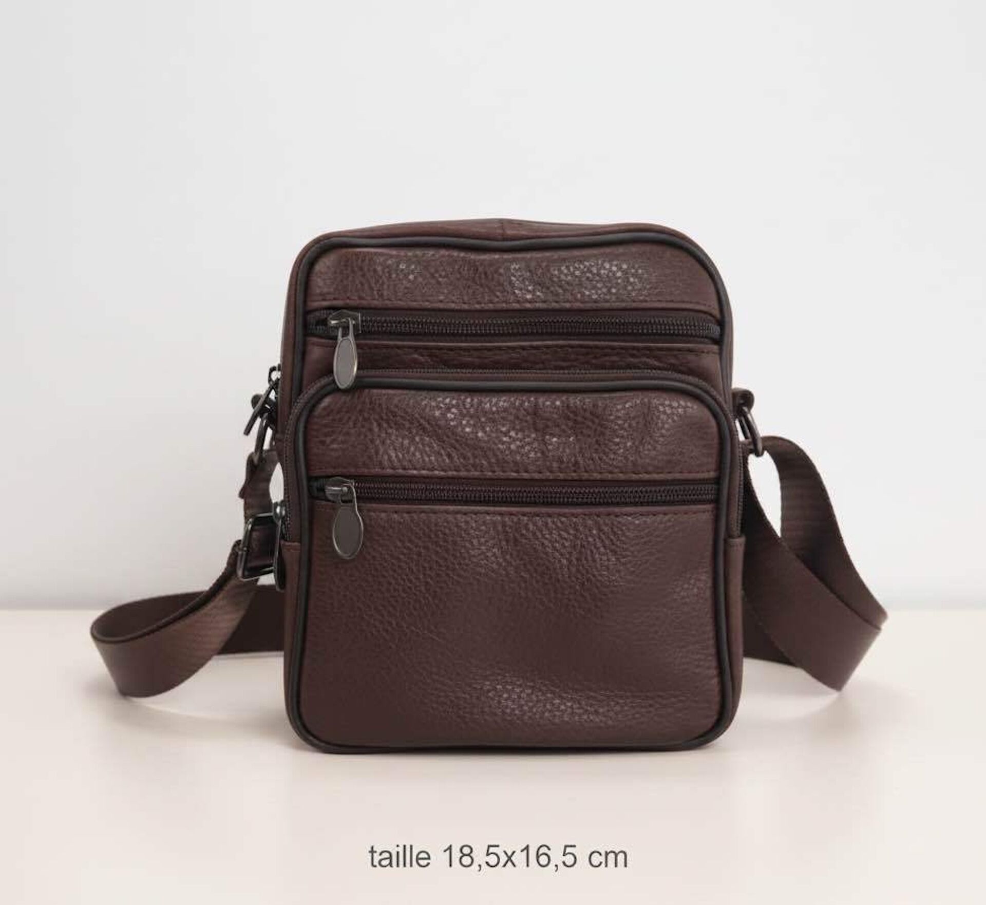 Sac bandoulière homme CUIR 9166
