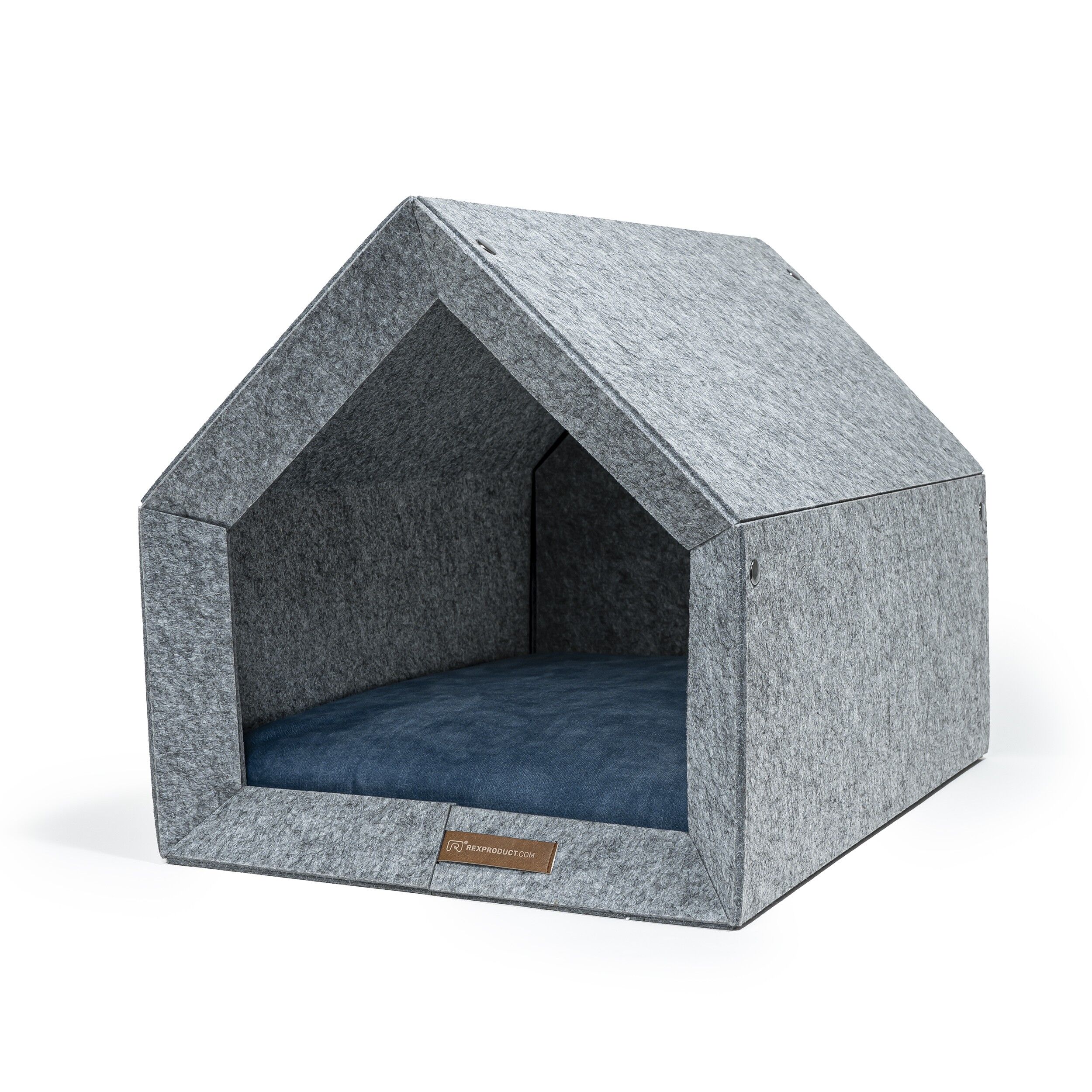 PETHome cuccia per cani Grigio chiaro/Blu S