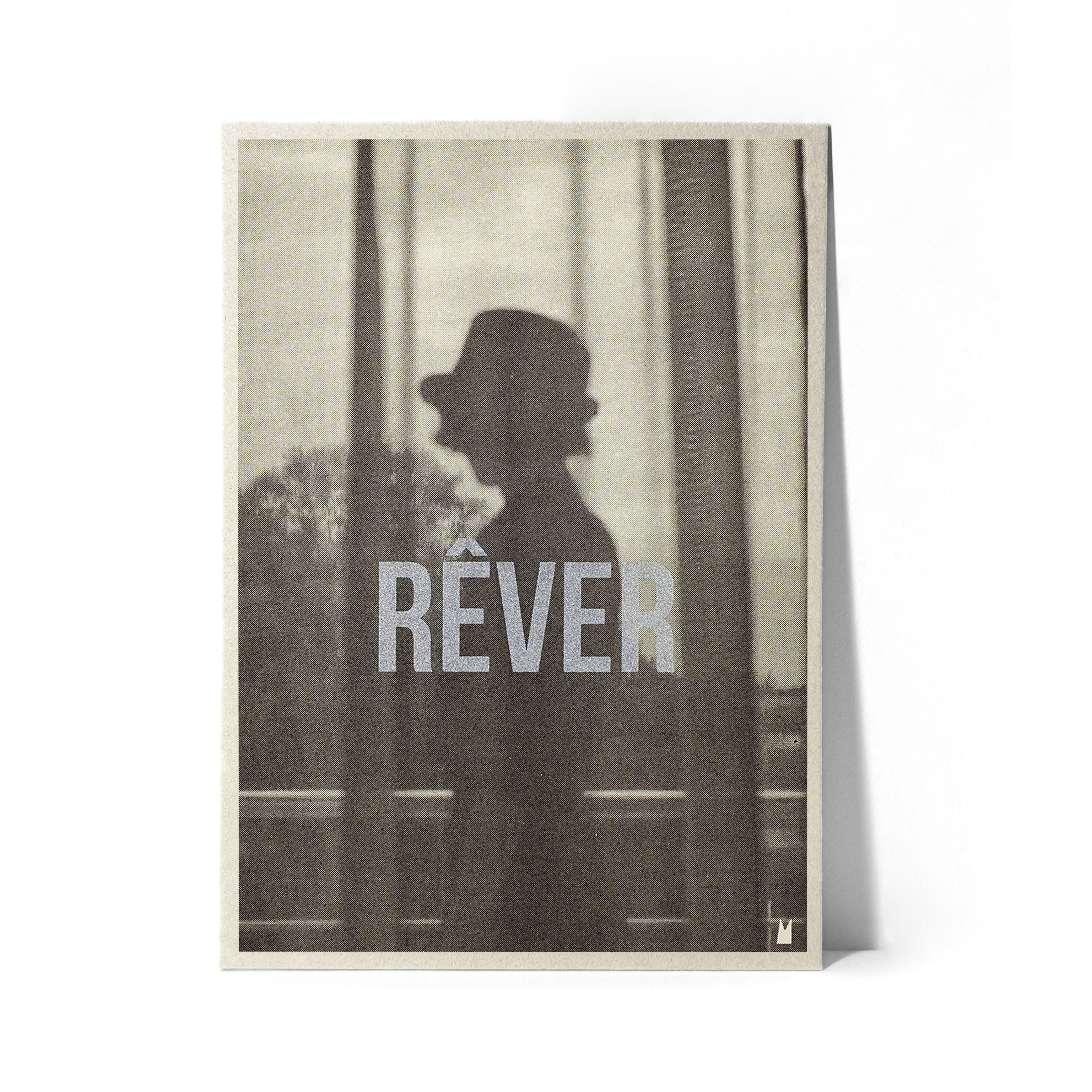 Carte sérigraphiée REVER