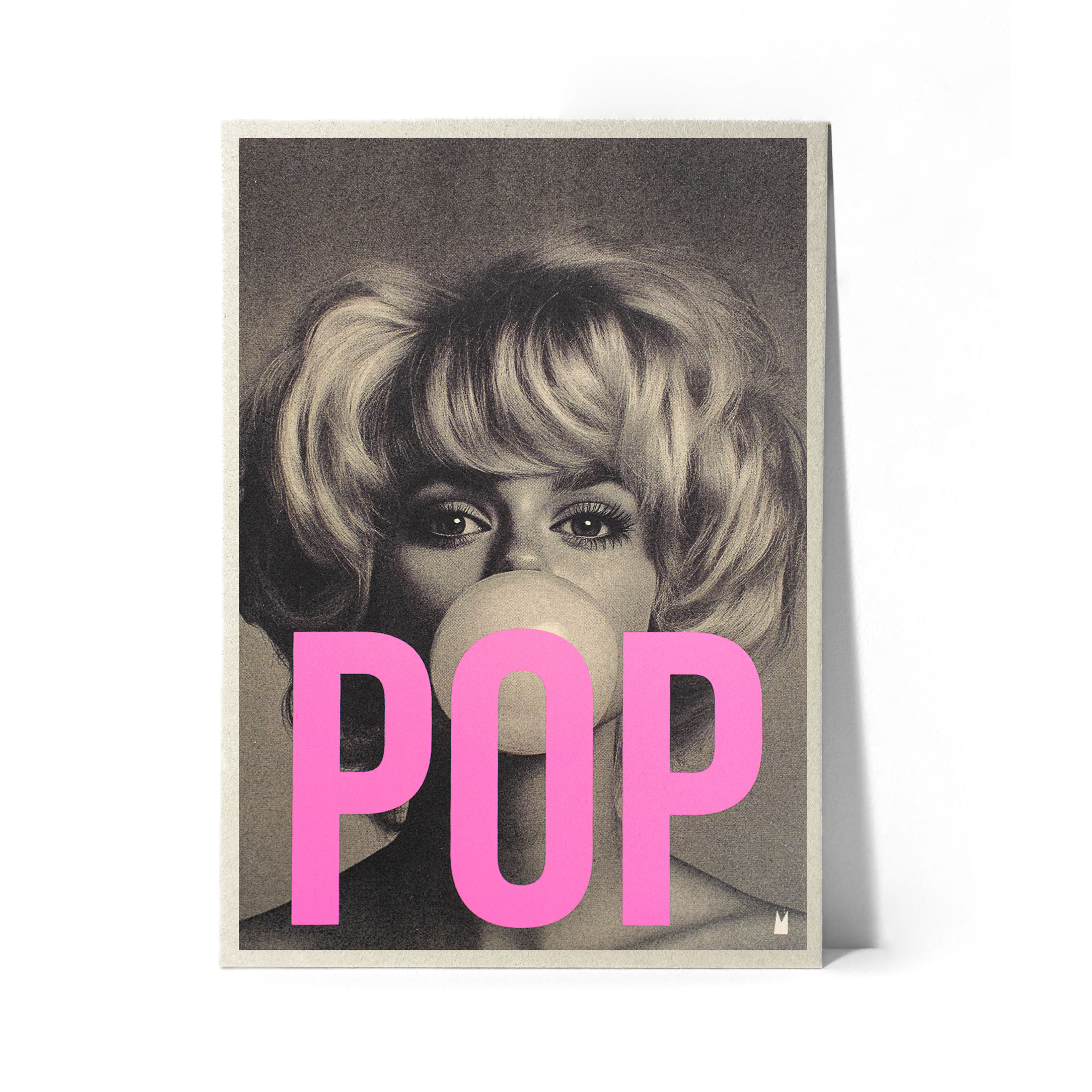 Carte sérigraphiée POP