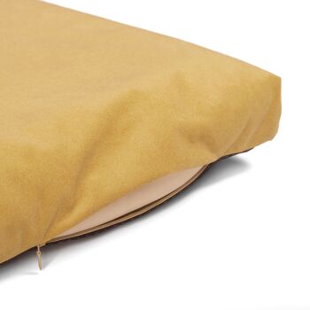 PetHome Maison parfaite S pour chien et chat - Maison recyclée Dark/Mattress ochra/yellow S 12