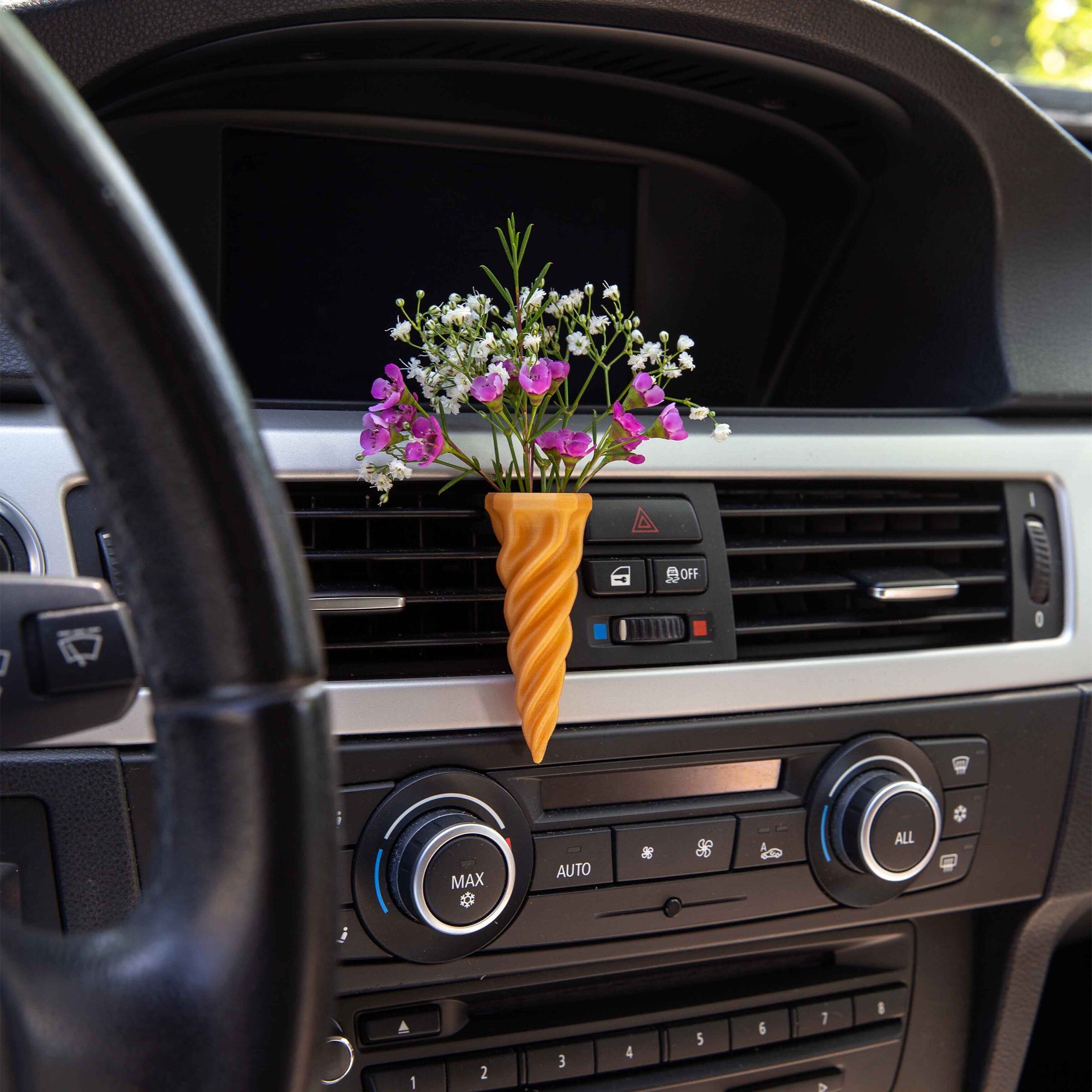 El Icicle - Mini jarrón Cardening Accesorio para coche