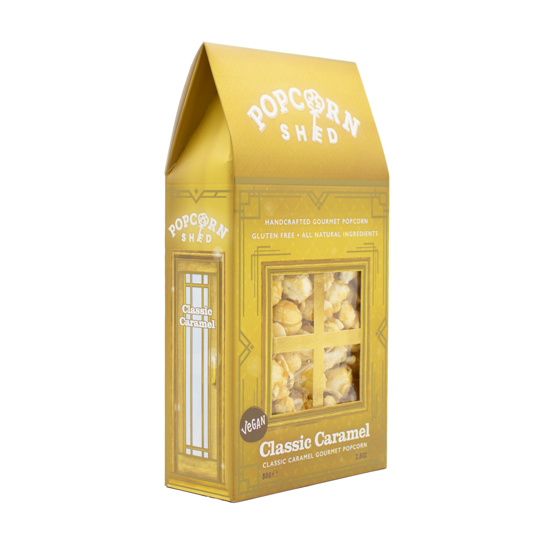 Classic Caramel Gold Popcorn Shed