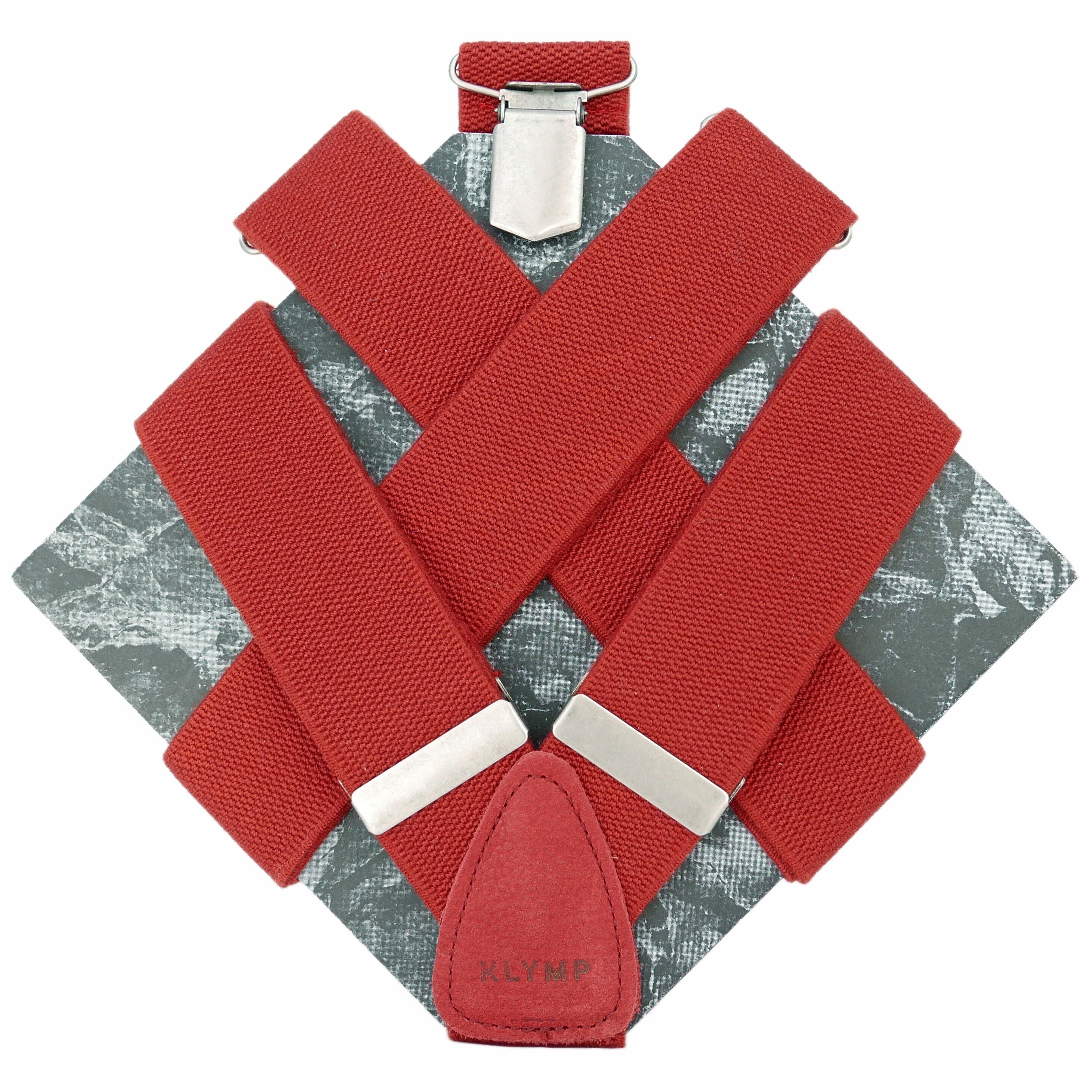 Hosenträger 'basic' uni rot