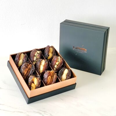 Small Box of Medjool Dates Stuffed with Walnuts