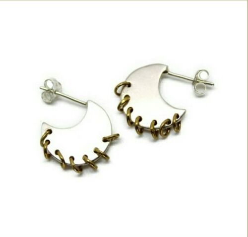 Pierced Moon Earrings