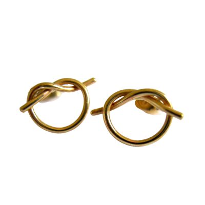 9CT Gold Love Knot Earrings