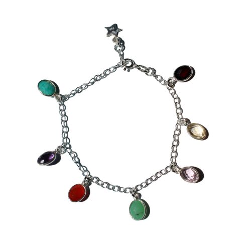 Rainbow Gem Bracelet